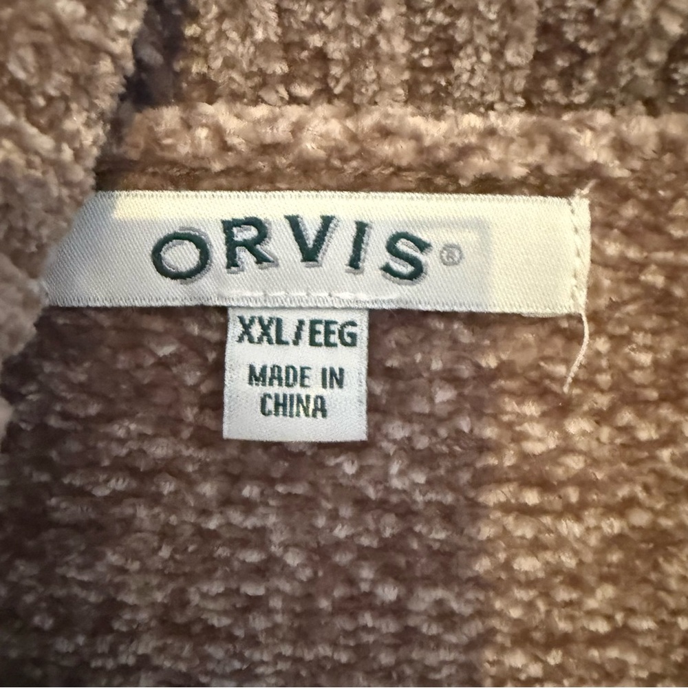 Orvis Brown Knit Cardigan - Picture 2 of 3